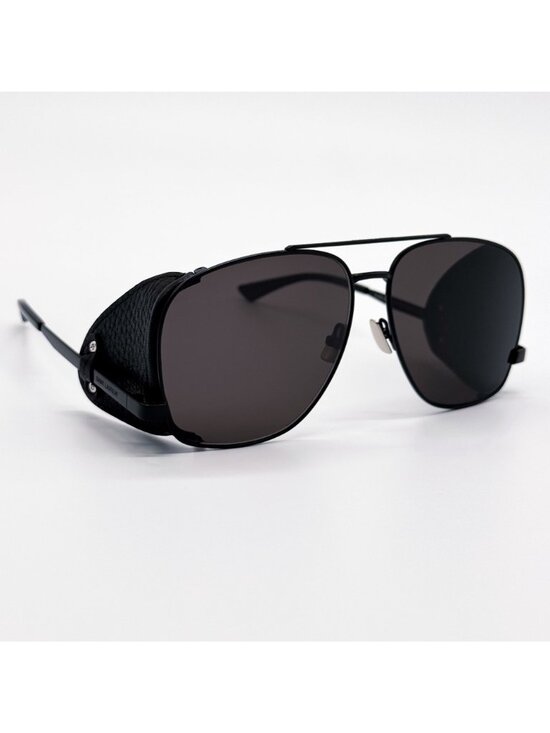 NEW SAINT LAURENT SL 653 LEON 002 SUNGLASSES AVIATOR BLACK GRAY WOMEN SL653 LEON main image 5